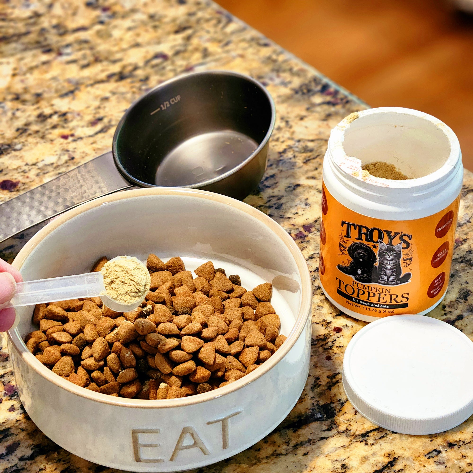 Grain-Free Pumpkin Probiotic Topper – Supports Gut Health in Cats & Dogs- Bundle of 2 save 20%