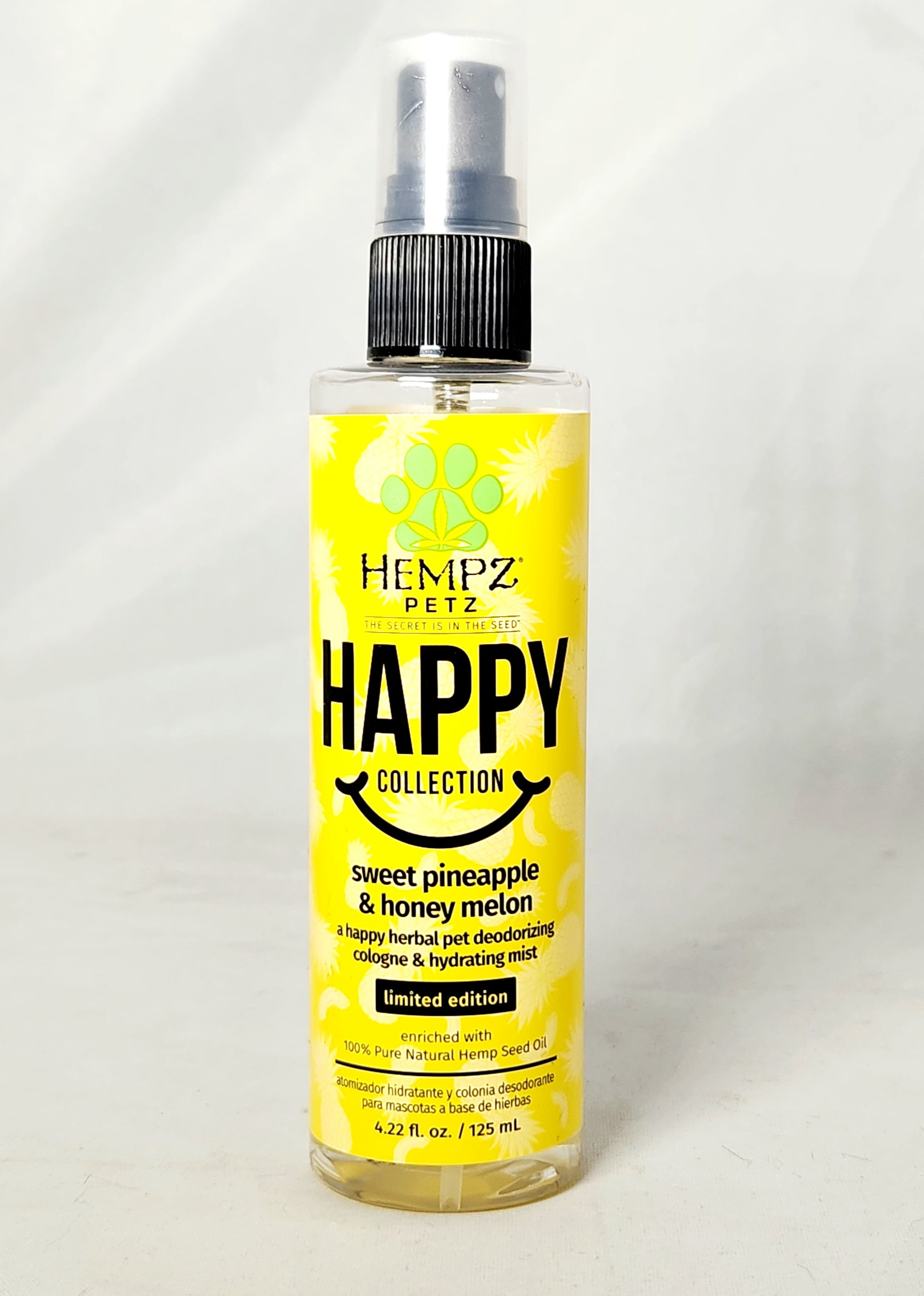 Hempz Petz Sweet Pineapple Honey Melon Pet Deodorizing Cologne Hydrating Mist