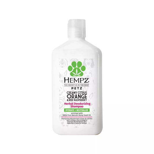 Hempz® Creamy Citrus Orange & Red Raspberry Deodorizing Dog Shampoo